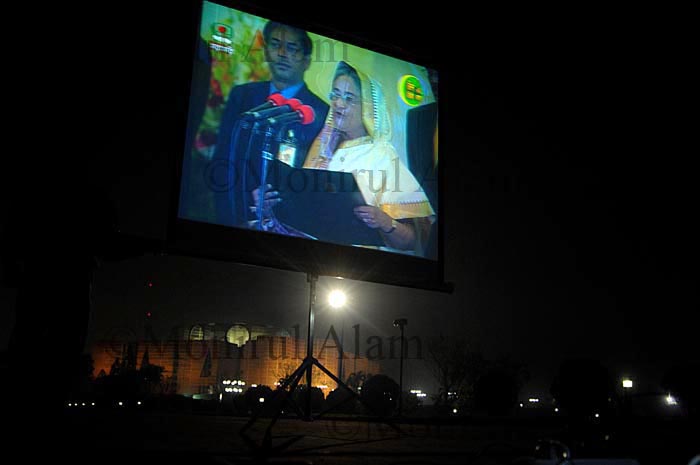 Sheikh Hasina sworn
