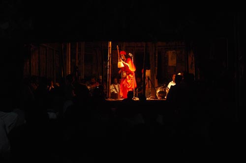 DHAKA.Sherajdikhan October 2009- Baul community performs their spiritual song. copyright Monirul Alam   