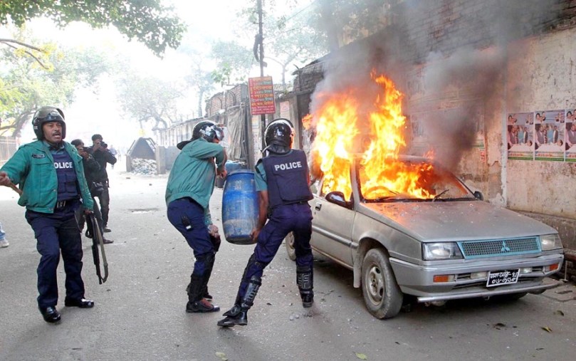 Down to Dusk strike in Bangladesh